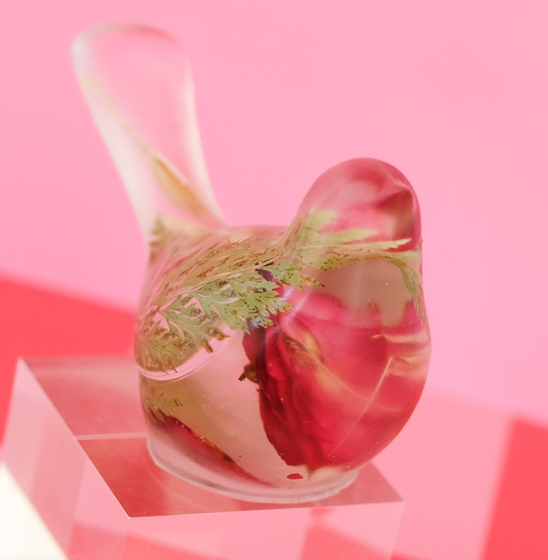 Blush Garden Bird