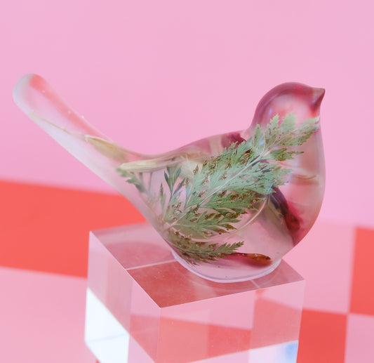Blush Garden Bird