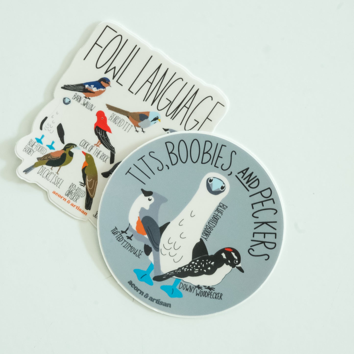 Tits, Boobies & Peckers Vinyl Sticker | 3" Waterproof Vinyl