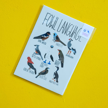 Fowl Language Art Print