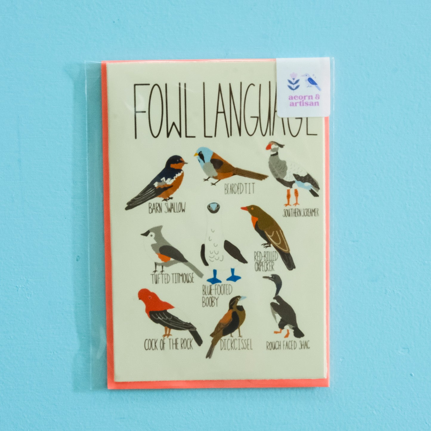 Fowl Language Blank Greeting Card