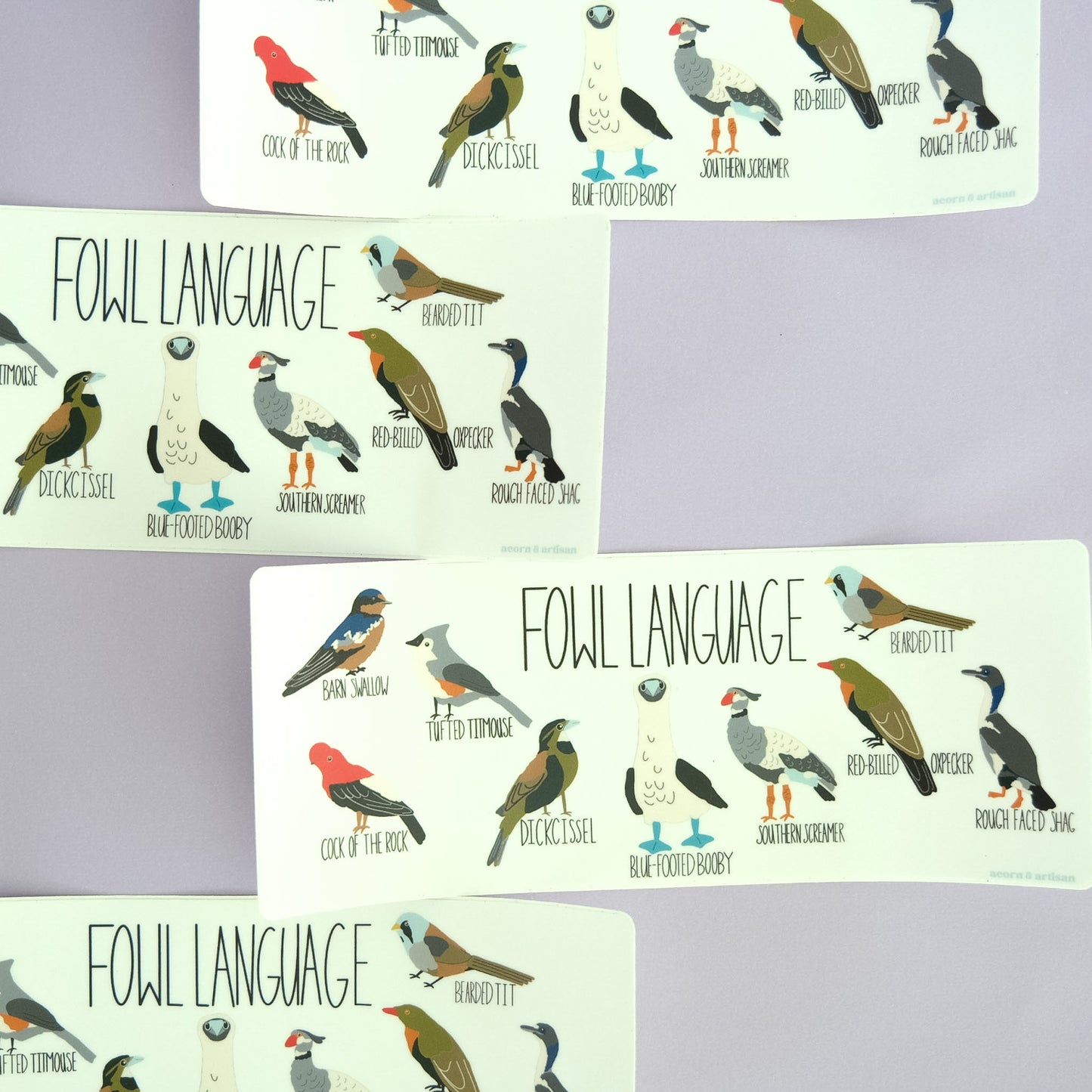 Fowl Language Bumper Sticker