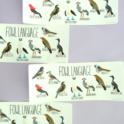 Fowl Language Bumper Sticker