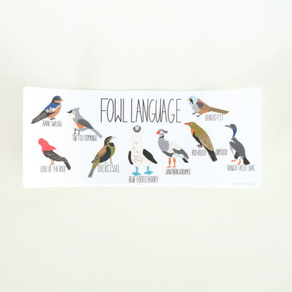 Fowl Language Bumper Sticker