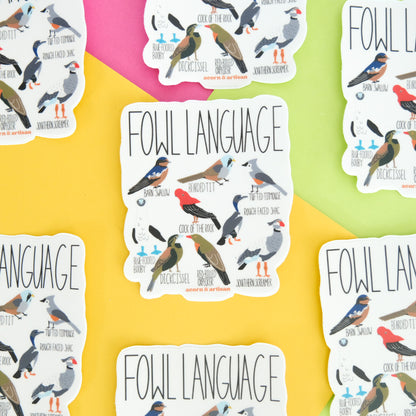 Fowl Language Vinyl Sticker
