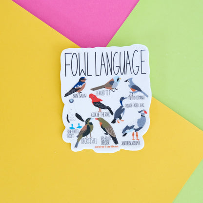 Fowl Language Vinyl Sticker