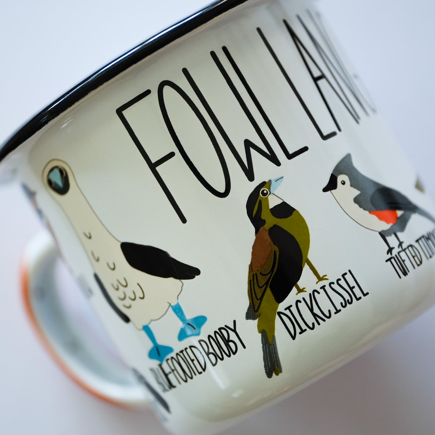 Fowl Language Camp Mug | 12 oz Steel Enamelware