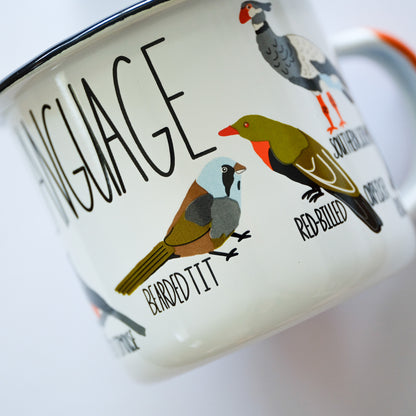 Fowl Language Camp Mug | 12 oz Steel Enamelware