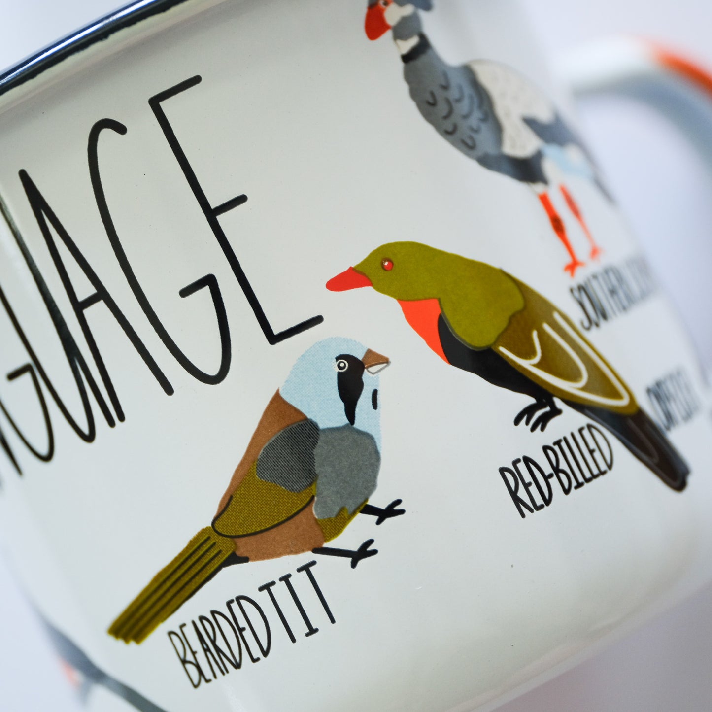 Fowl Language Camp Mug | 12 oz Steel Enamelware
