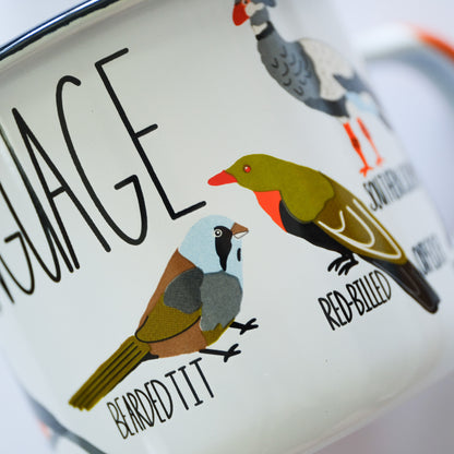 Fowl Language Camp Mug | 12 oz Steel Enamelware