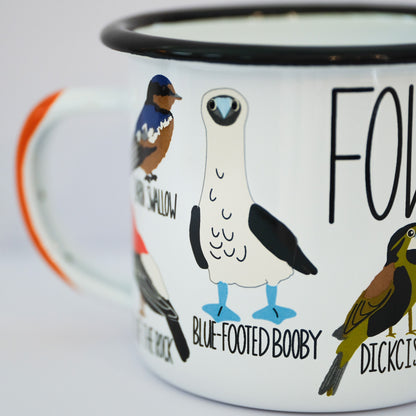 Fowl Language Camp Mug | 12 oz Steel Enamelware