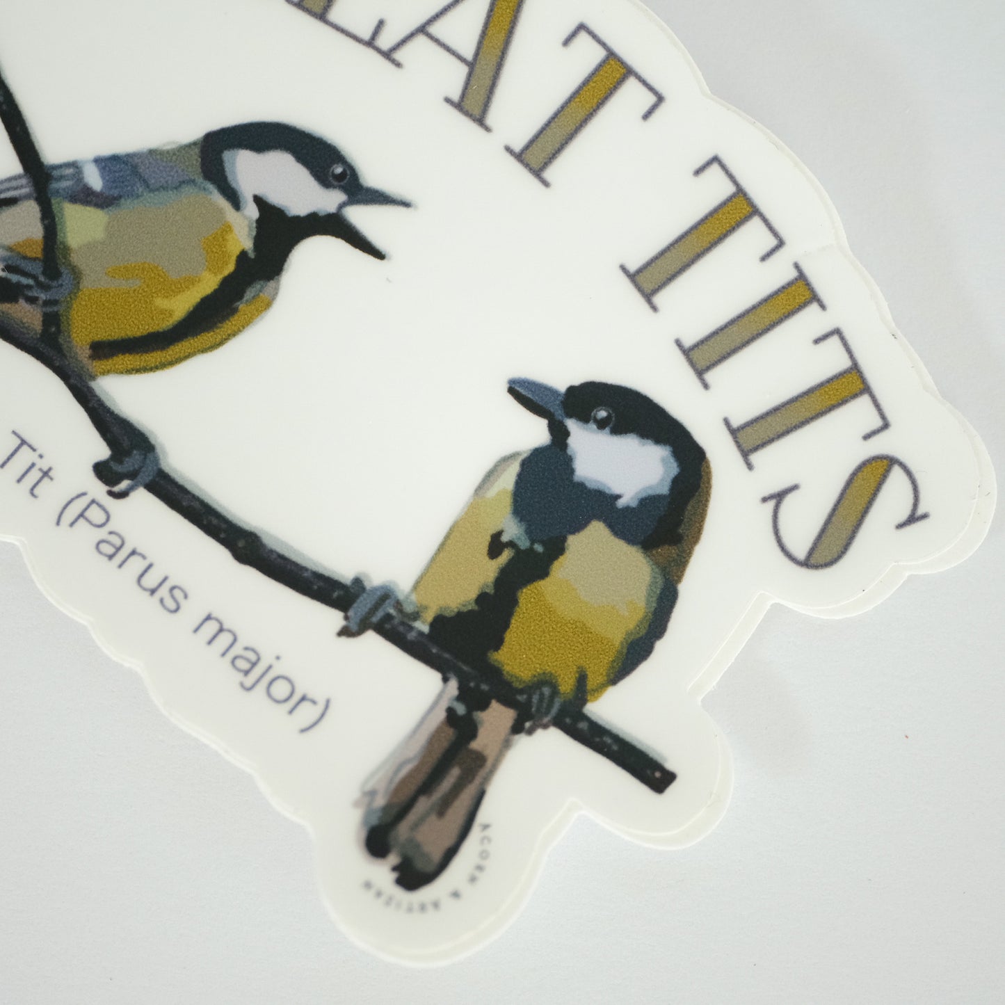 Great Tit Vinyl Sticker
