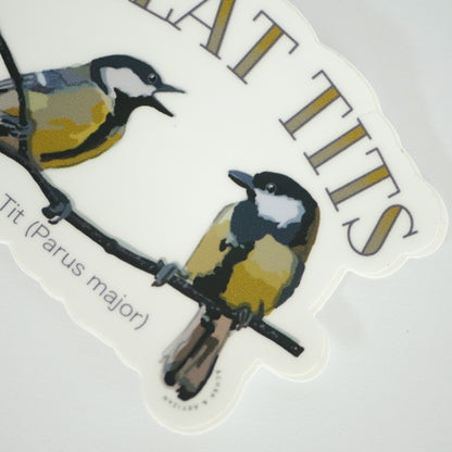 Great Tit Vinyl Sticker