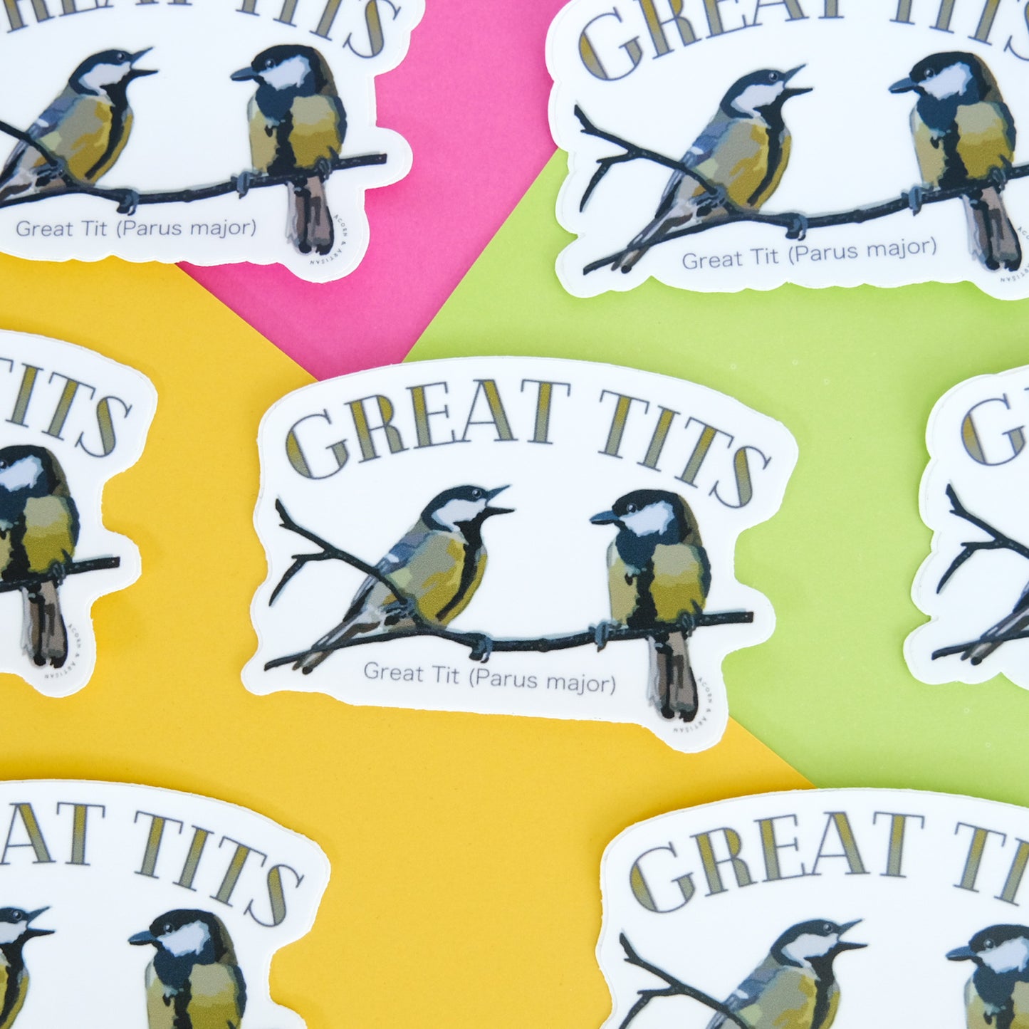 Great Tit Vinyl Sticker
