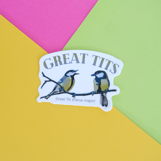 Great Tit Vinyl Sticker
