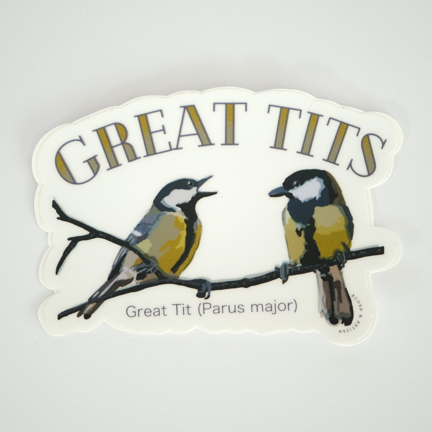 Great Tit Vinyl Sticker