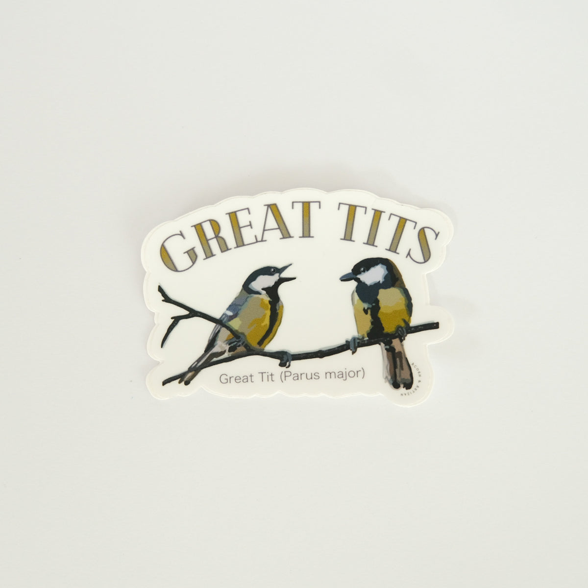 Great Tit Vinyl Sticker