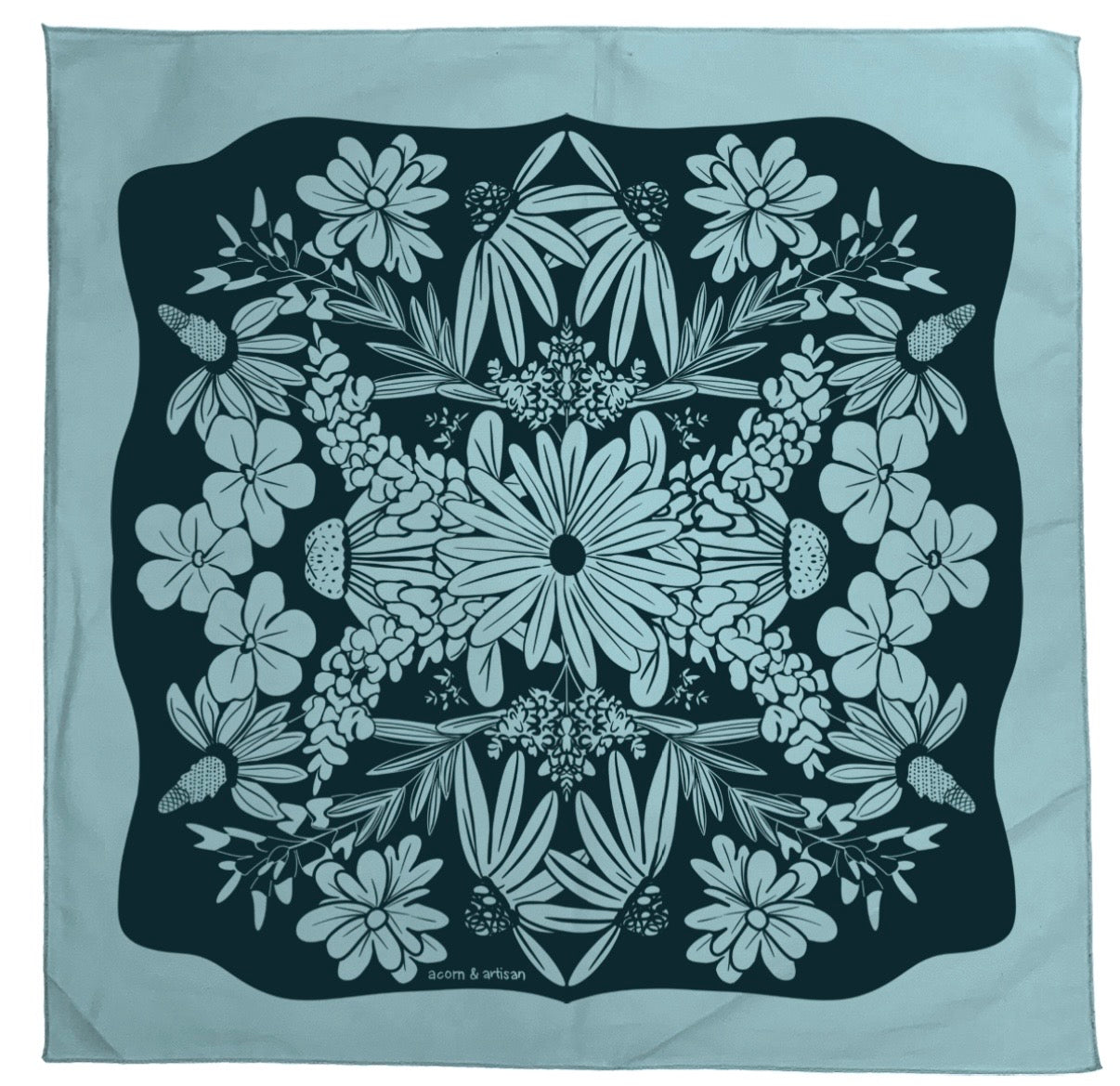Wildflower Collector Floral Cotton Bandana