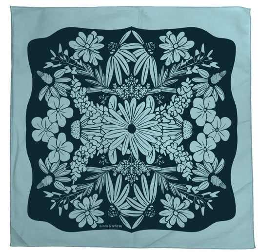 Wildflower Collector Floral Cotton Bandana