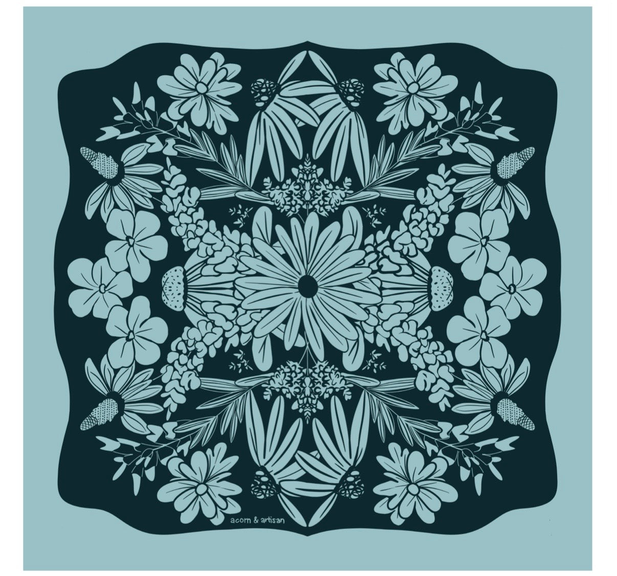 Wildflower Collector Floral Cotton Bandana