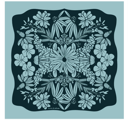 Wildflower Collector Floral Cotton Bandana
