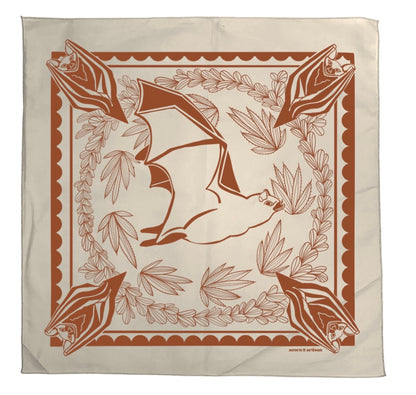 Nectar After Dark Bat Bandan | 100% Cotton 22" × 22" Pre-Order