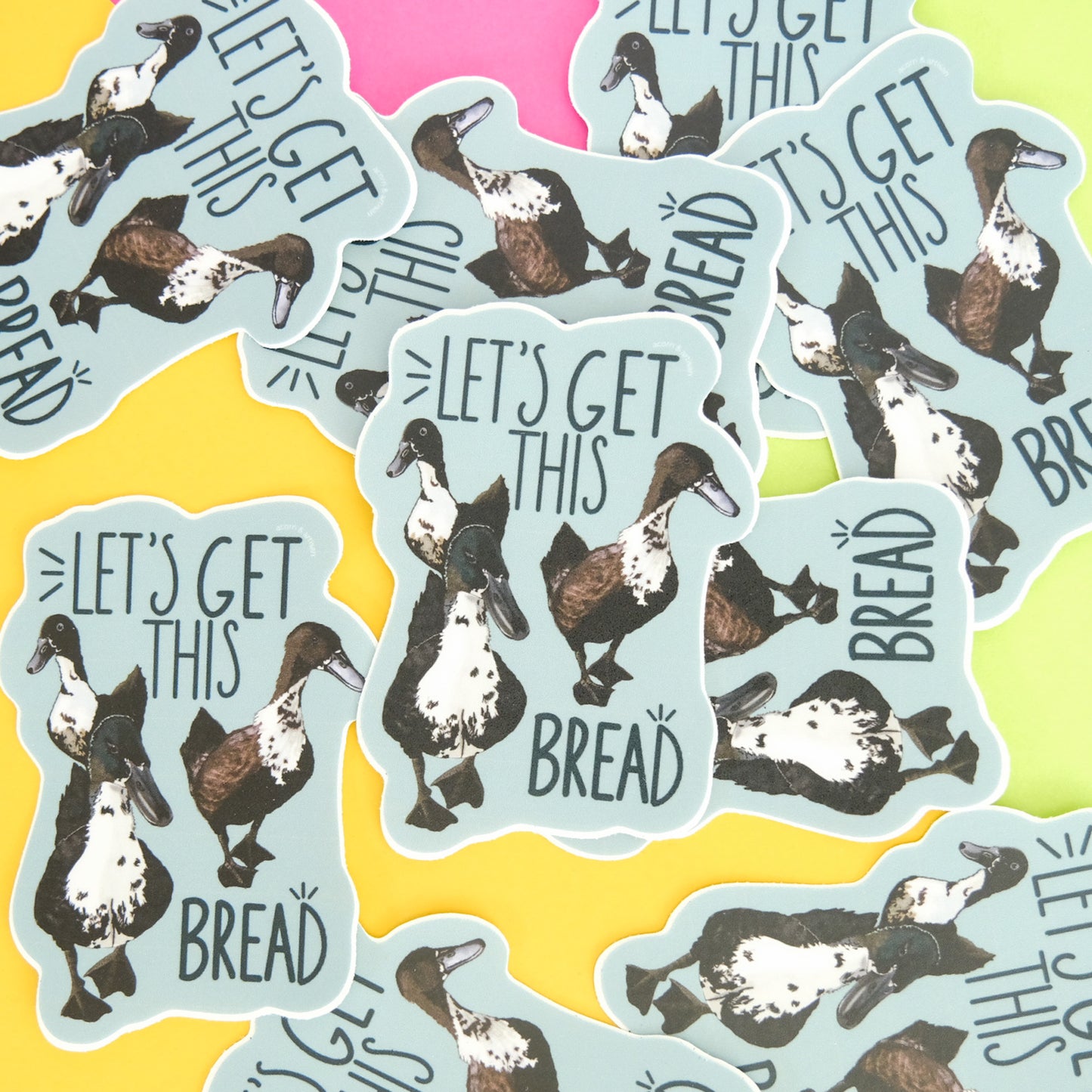 Let's Get This Bread Vinyl Sticker