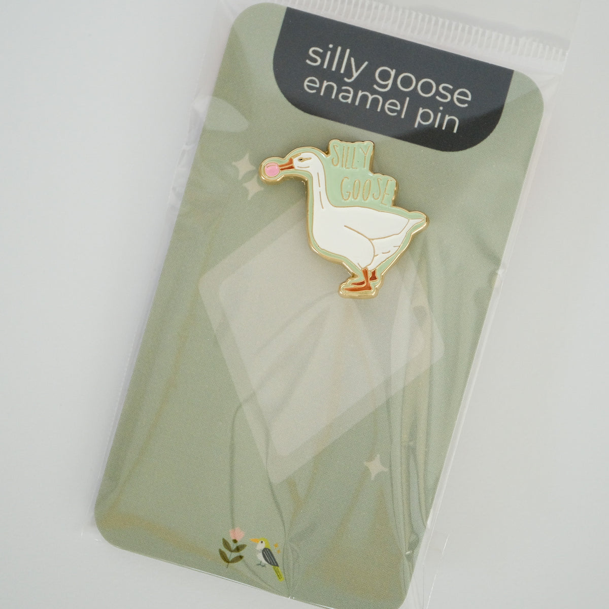 Silly Goose Enamel Pin