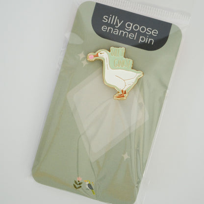 Silly Goose Enamel Pin