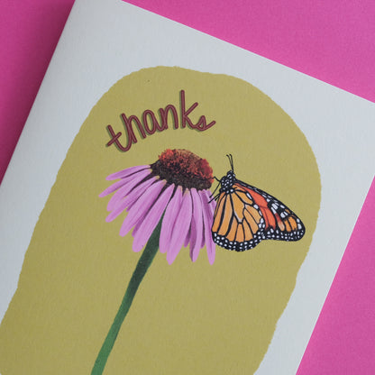 Thank You Card Set of 6 | Monarch & Cowgirl Boot