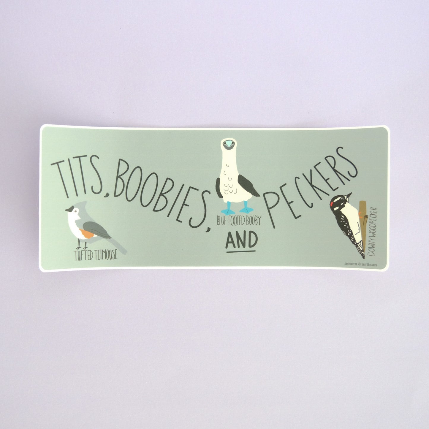 Tits, Boobies & Peckers Bumper Sticker