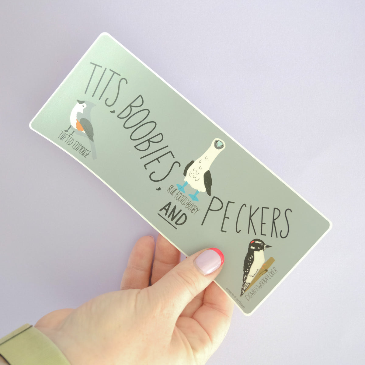 Tits, Boobies & Peckers Bumper Sticker