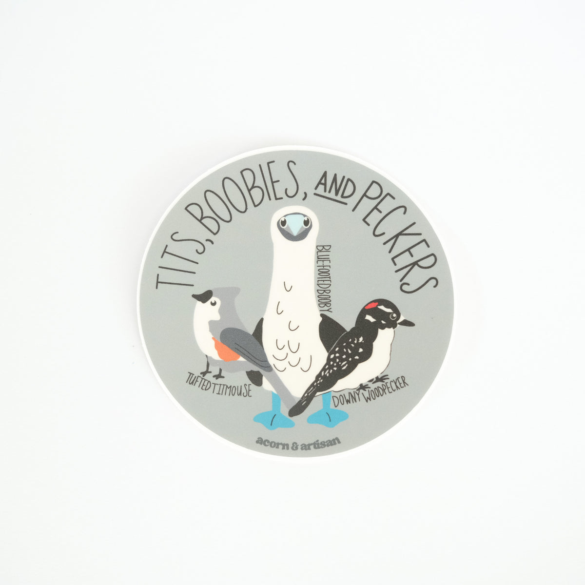 Tits, Boobies & Peckers Vinyl Sticker