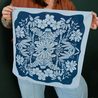Backyard Bug Club Insect & Garden Cotton Bandana