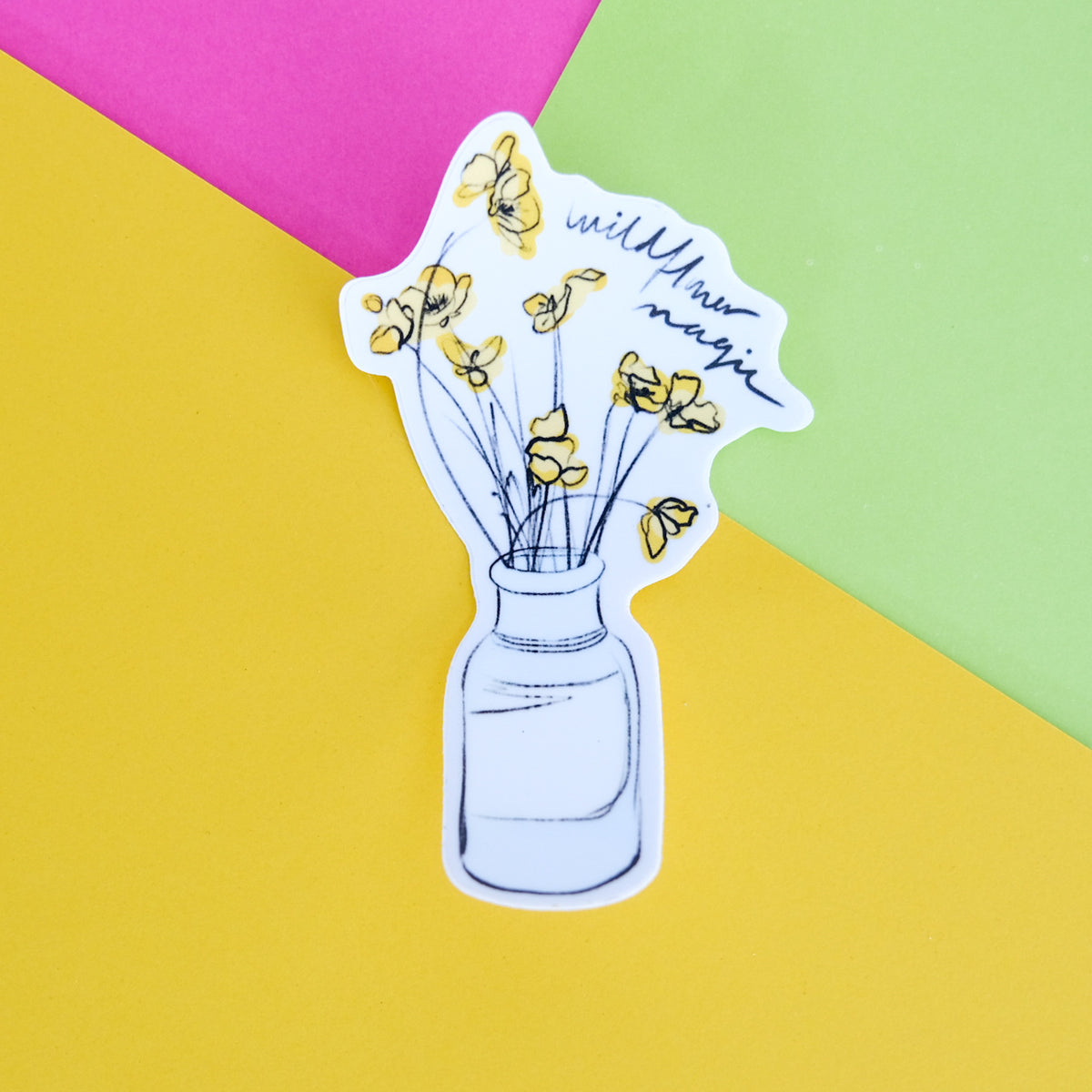 Wildflower Magic Vinyl Sticker