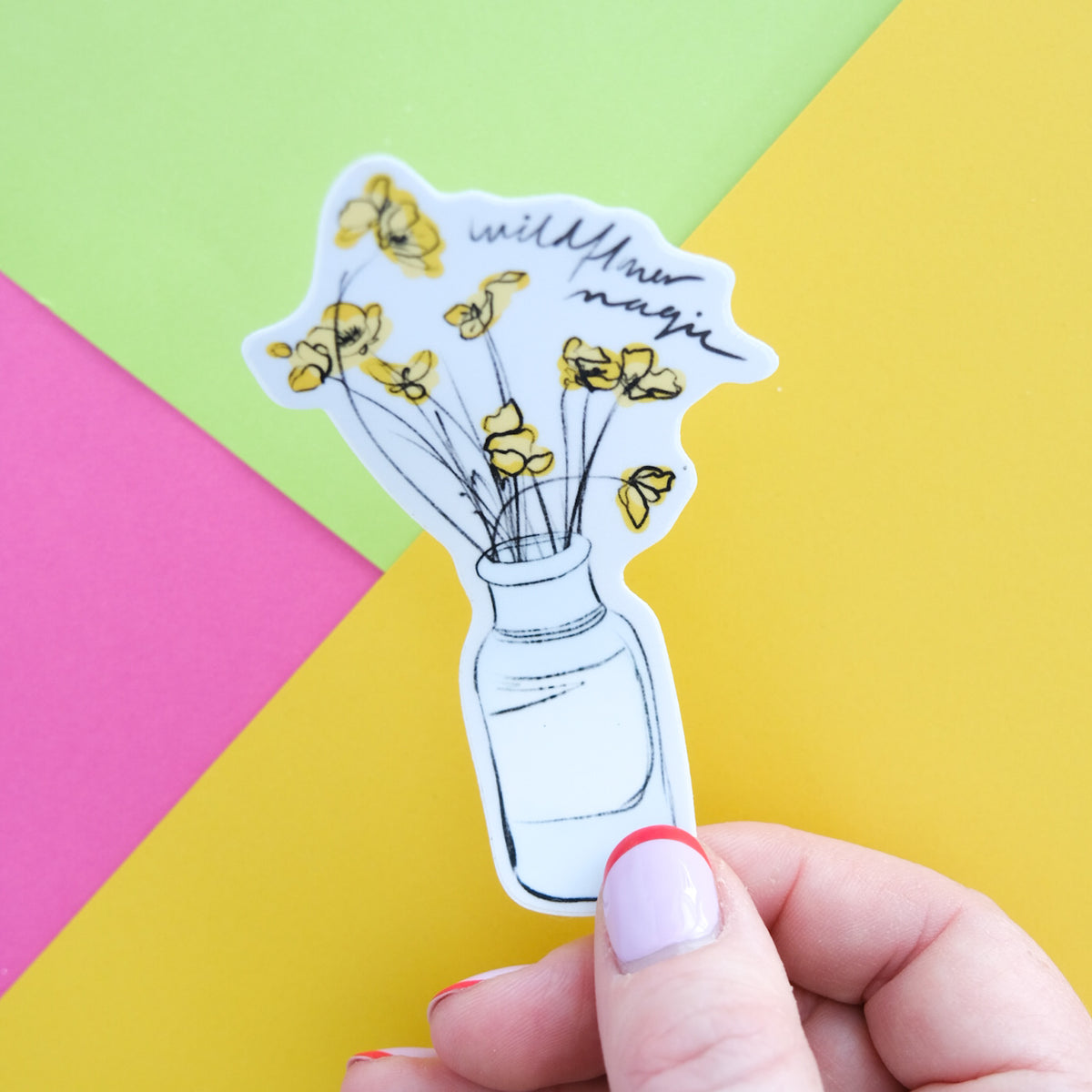 Wildflower Magic Vinyl Sticker