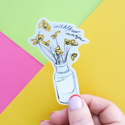 Wildflower Magic Vinyl Sticker