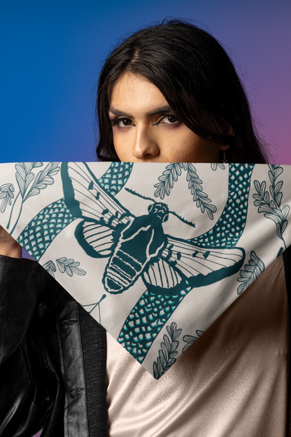 Moth and Snake Bandana | Acorn and Artisan