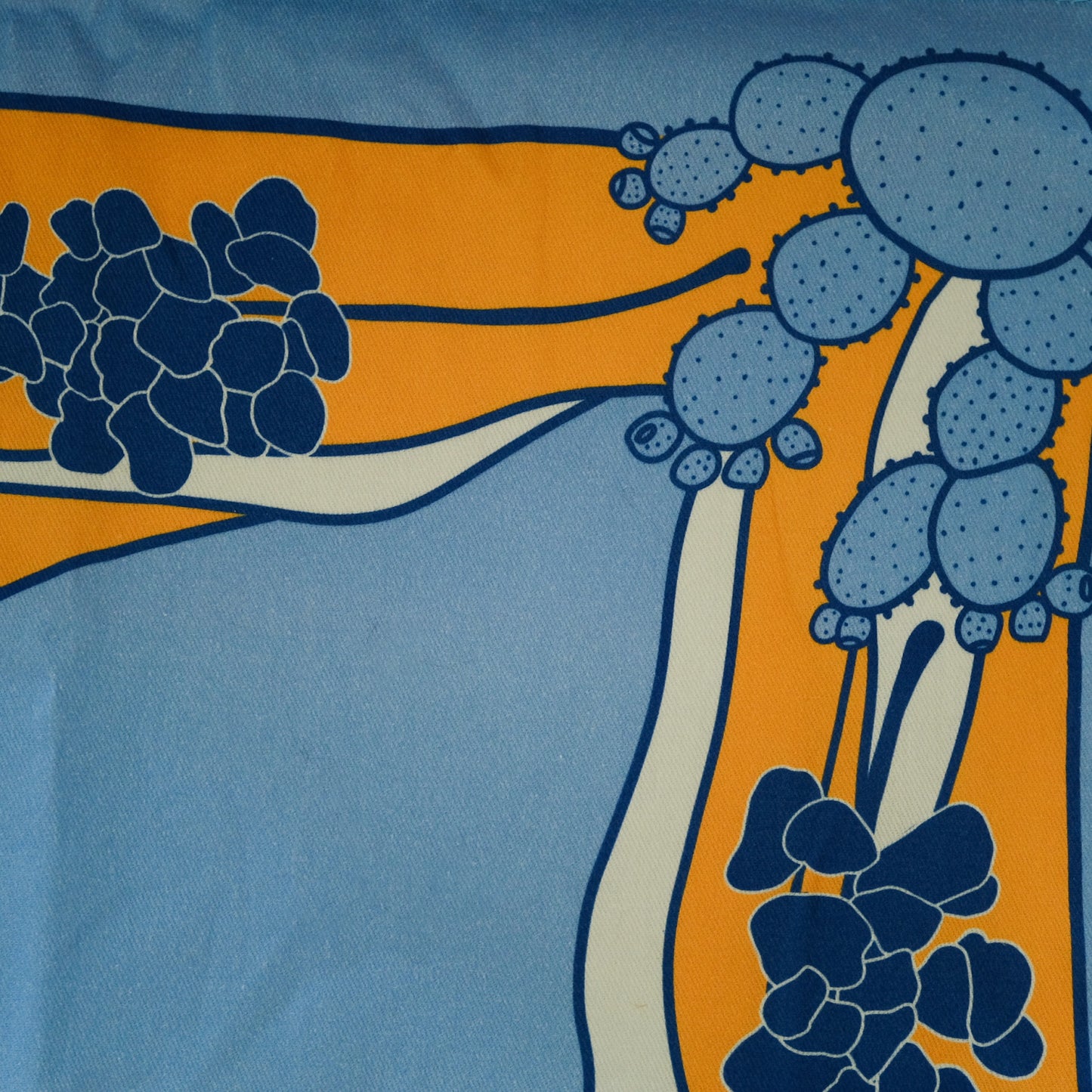 Texas Hill Country Bluebonnets Tea Towel | 100% Cotton Flour Sack 16" × 28"