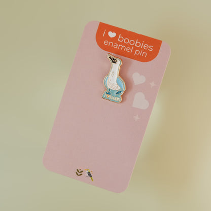 Blue-Footed Booby Enamel Pin | 1" Hard Enamel