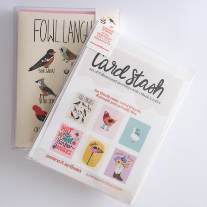 The Card Stash | Assorted Greeting Card Set of 6