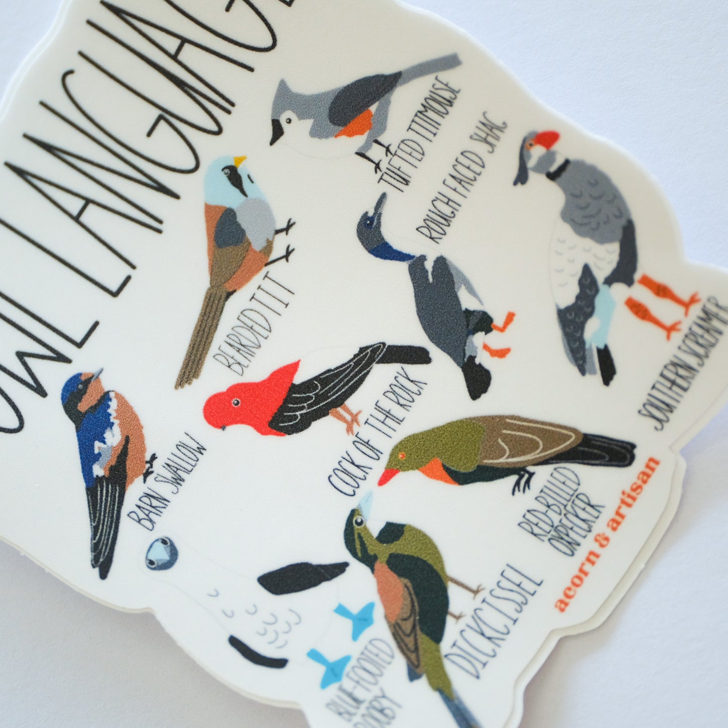Fowl Language Vinyl Sticker | 3"