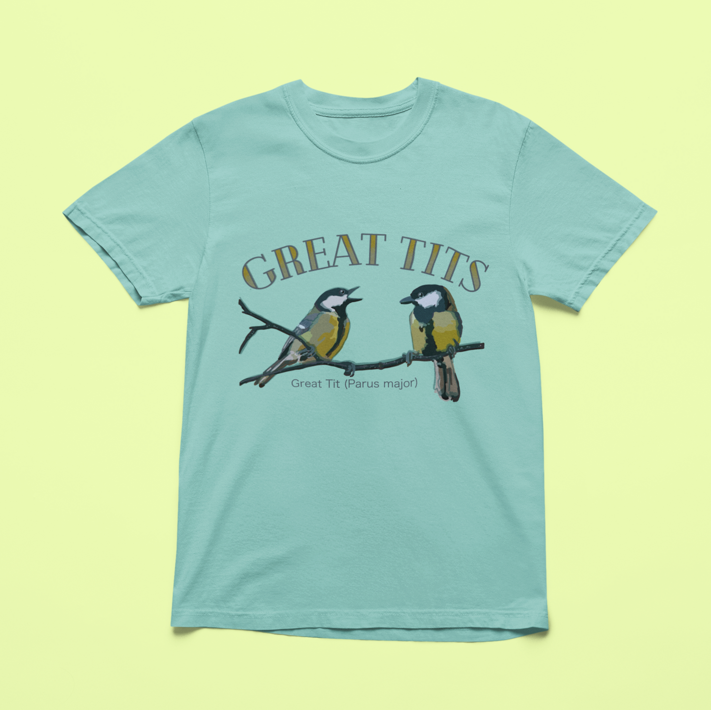 Great Tits T-Shirt | Funny Bird Lover Gift for Pun Enthusiasts
