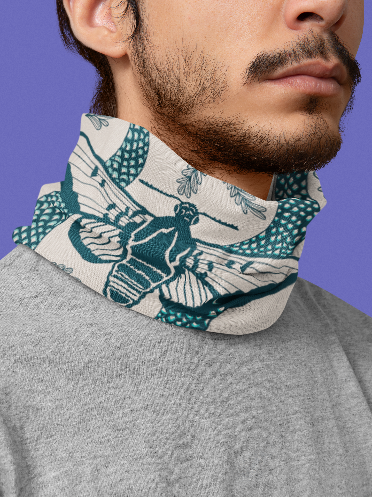 Moth and Snake Bandana | Acorn and Artisan