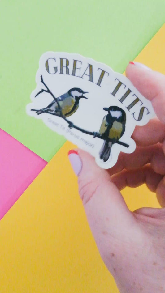 Great Tit Vinyl Sticker