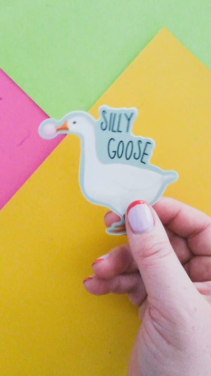 Silly Goose Vinyl Sticker