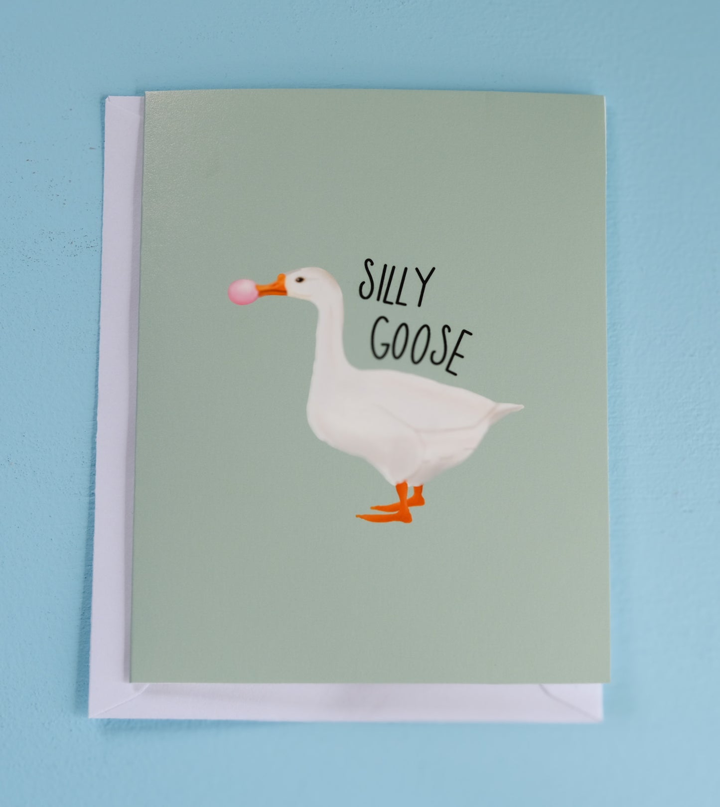 Greeting Card – Silly Goose Illustration